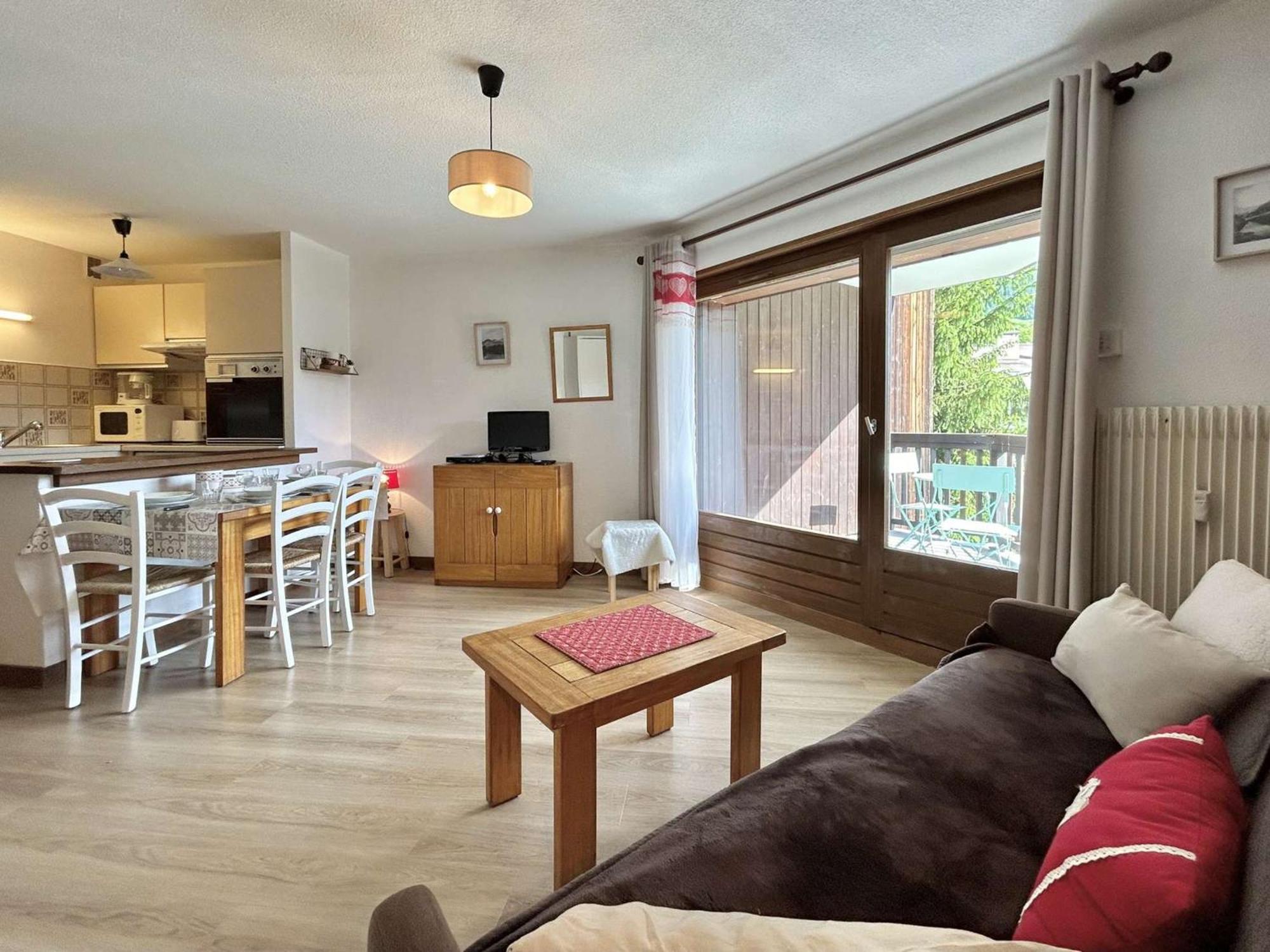 Studio Avec Piscine Chauffee, Tennis & Balcon - 4 Couchages A Megeve - Fr-1-597-14 Exterior foto